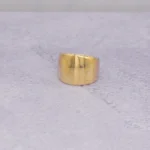 ANILLO PARA DAMA DEGRADE LISO ORO 18K