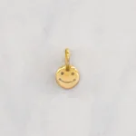 DIJE MEDALLA CARA FELIZ ORO 18K