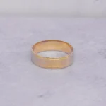 ANILLO MATRIMONIO ARENADO ORO 18K