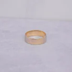 ANILLO MATRIMONIO ARENADO ORO 18K