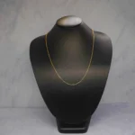 CADENA TEJIDO VENECIANA FINA CORTA ORO 18K