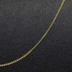 CADENA TEJIDO VENECIANA FINA CORTA ORO 18K - Image 2