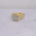 ANILLO PARA HOMBRE DOS OROS ROLEX ORO 18K