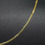 CADENA TEJIDO CUBANA OJOS LINCE ORO 18K - Image 2