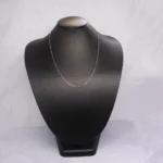 CADENA TEJIDO ESPECIAL ORO BLANCO ORO 18K