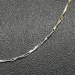 CADENA TEJIDO ESPECIAL ORO BLANCO ORO 18K - Image 2