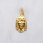 DIJE DOS OROS CLEOPATRA ORO 18K