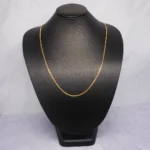 CADENA TEJIDO CUBANA ORO 18K