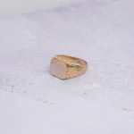ANILLO PARA HOMBRE BARROCO LISO ORO 18K