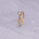 ANILLO SOLITARIO ORO 18K