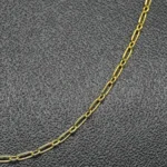 CADENA TEJIDO BANANA CORTA ORO 18K - Image 2