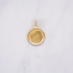 DIJE MEDALLA ANGEL ARENADA ORO 18K