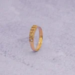 ANILLO PARA DAMA REGLETA ORO 18K