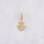 DIJE ANCLA ORO 18K