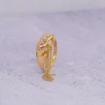 ANILLO PARA DAMA TRES OROS CADENA ORO 18K