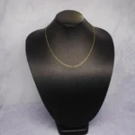 CADENA TEJIDO BANANA FINA ORO 18K