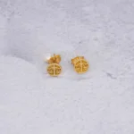 ARETES TOPOS LIBRA 18K