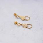 ARETES TOPOS COLMENA ARMADOS 18K