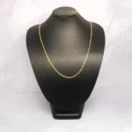 CADENA TEJIDO CUBANA ORO 18K