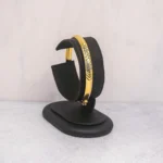 PULSO TIPO ARO DOS OROS DIAMANTADO ORO 18K