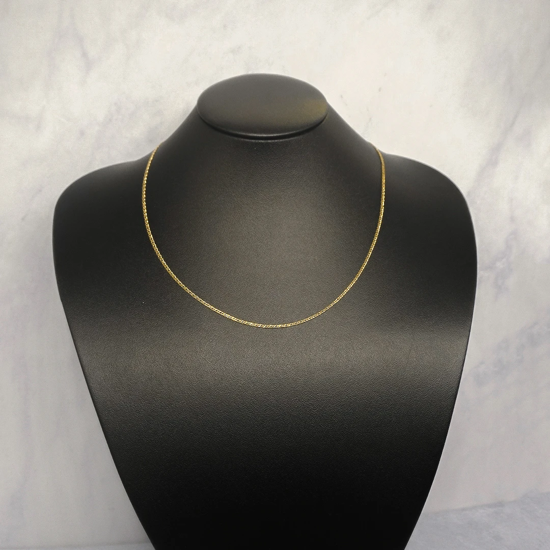 1515819.webp CADENA TEJIDO SEDUZA FINA CORTA ORO 18K - Image 1