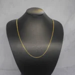 CADENA TEJIDO COLA DE RATON ORO 18K