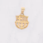 DIJE CALADO BARCELONA ORO 18K