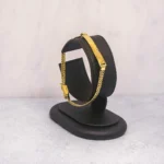 PULSO PLACA TEJIDO SEDUZA ORO 18K