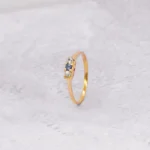 ANILLO PARA DAMA REGLETA ORO 18K