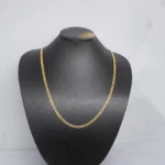 CADENA TEJIDO OJO LINCE ORO 18K