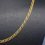 CADENA TEJIDO OJO LINCE ORO 18K - Image 2