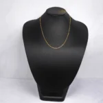 CADENA TEJIDO ESCALERA PLANA ORO 18K