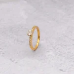 ANILLO SOLITARIO ORO 18K