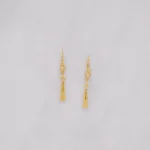 ARETES PEQUEÑOS PATA CABRA ORO 18K