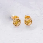ARETES TOPOS PISCIS 18K