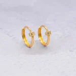 ARETES CANDONGAS CARTIER ORO 18K
