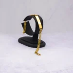 PULSO PLACA TEJIDO SEDUZA ORO 18K