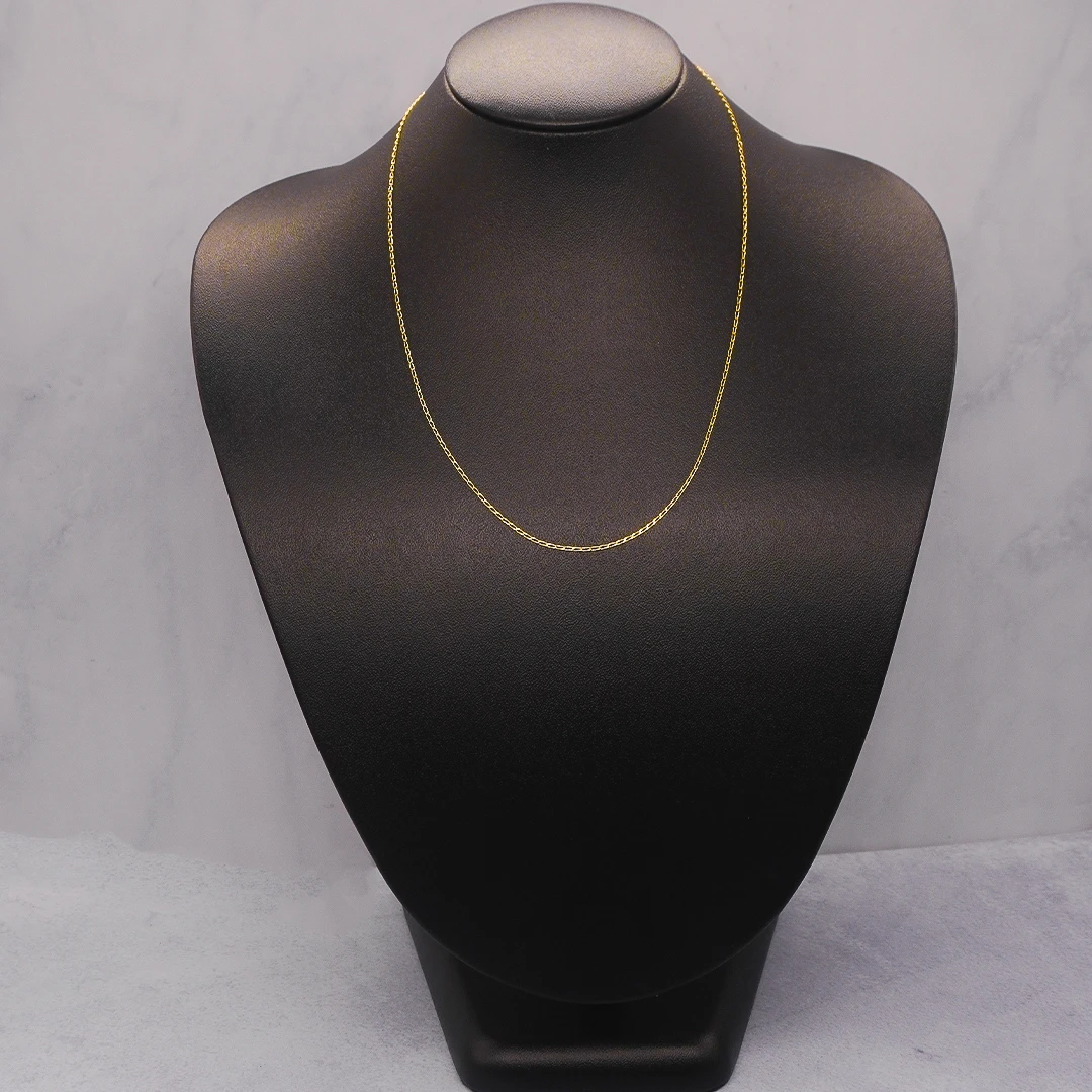 1551152.webp CADENA TEJIDO ANCLA FINA ORO 18K - Image 1