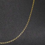 CADENA TEJIDO ANCLA FINA ORO 18K - Image 2