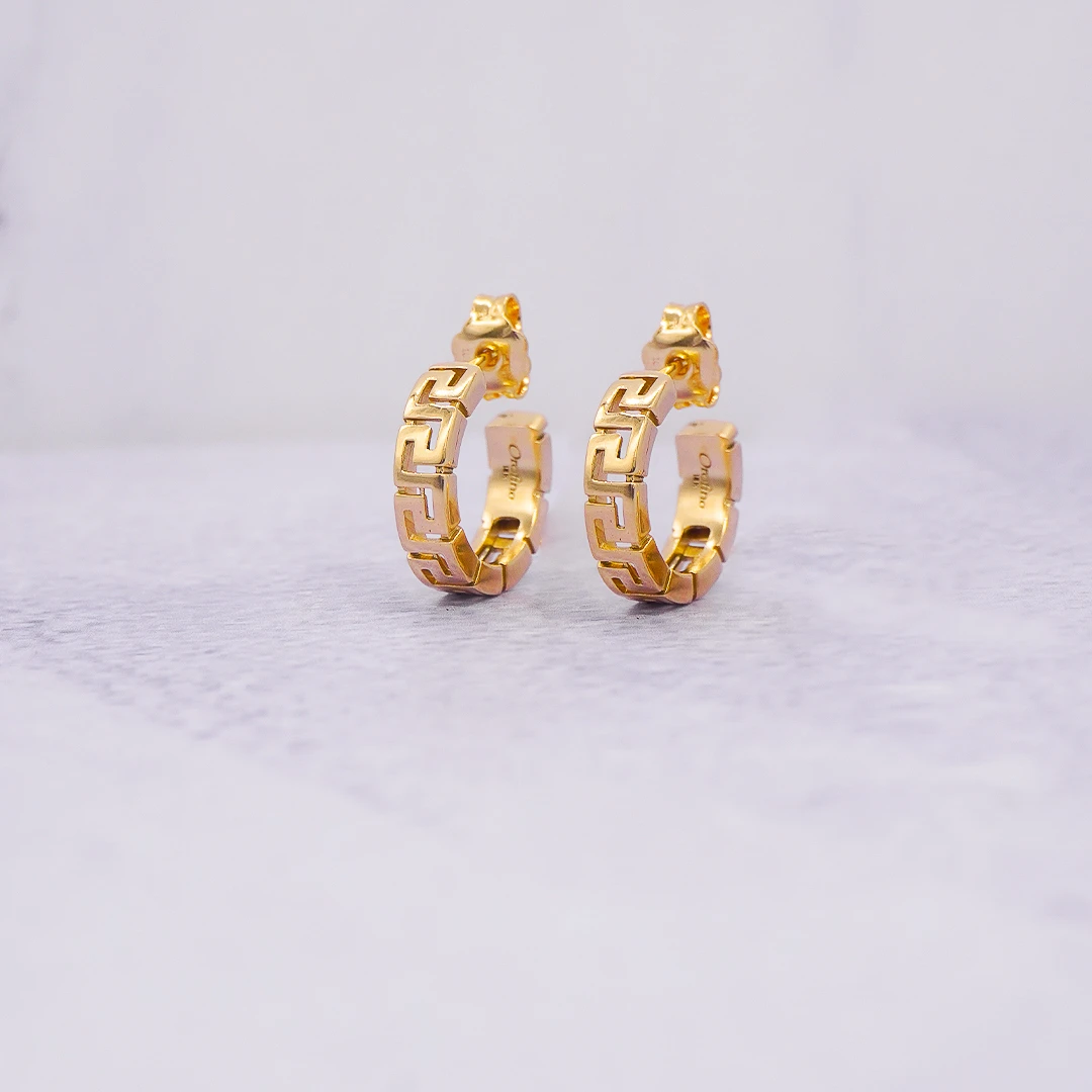 1551156.webp ARETES TOPOS VERSACE ORO 18K - Image 1