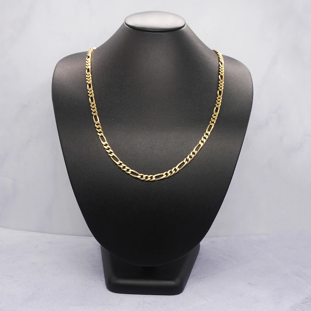 1634558.webp CADENA TEJIDO TRES POR UNO MACISO ORO 18K - Image 1