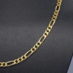 CADENA TEJIDO TRES POR UNO MACISO ORO 18K - Image 2