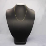 CADENA TEJIDO ROLON FINA CORTA ORO 18K