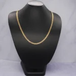 CADENA TEJIDO CUBANA MACISA ORO 18K