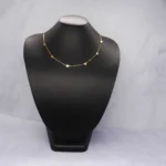 CADENA TEJIDO ROLON DIJES CORAZONES ORO 18K