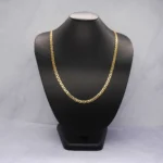 CADENA TEJIDO ESCALERA ORO 18K