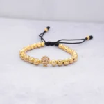 PULSO HERRAJE ROLEX CON 30 BOLAS DIAMANTAS 18K