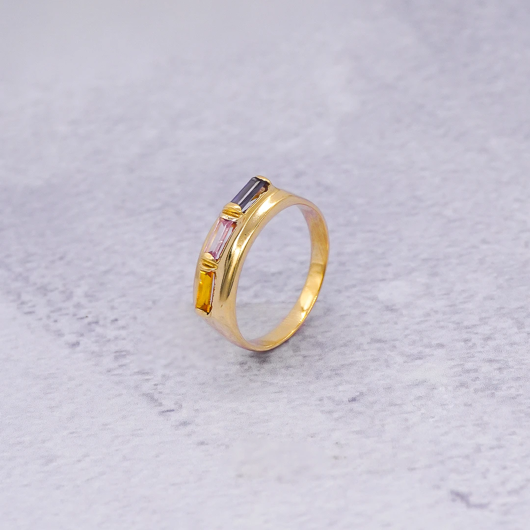 1634607.webp ANILLO PARA DAMA REGLETA PIEDRAS ORO 18K - Image 1