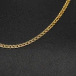 CADENA TEJIDO CHINO CORTA ORO 18K - Image 2