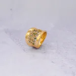 ANILLO PARA DAMA CALADO FLOR ORO 18K